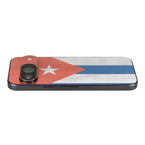 Cuban Flag Distressed Google Pixel 9 Skin